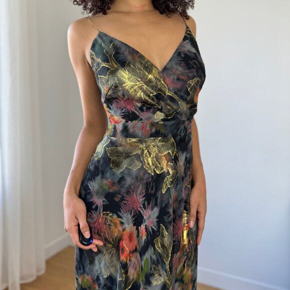 Vintage Nicole Miller 100% Silk Maxi Dress (S) - Picture 5 of 10